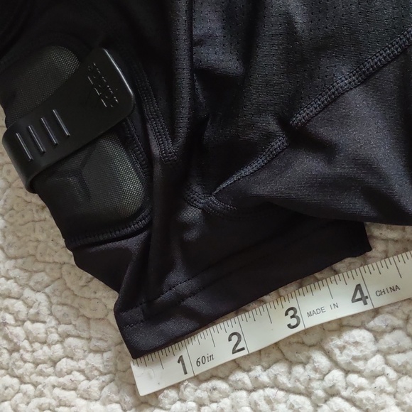 NWT Adidas Boy's Small Aeroready Force Padded Compression Integrated Black Shirt - Picture 15 of 16